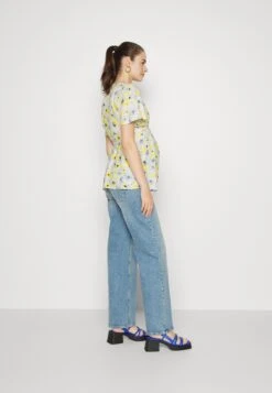 Blouse - White/Light Blue -Anna Field 0005fb4dca8848c7a96b84c3a6d254b6