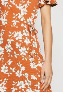 Anna Field Jerseyjurk - Brown/White -Anna Field 009b8eae5df4448fb1ddec3632fbf630