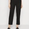 Anna Field Linen Mix - Broek - Black