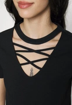 T-Shirt Basic -Black -Anna Field 01cf12836fd04edc8eed3756dd59d683