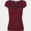 Anna Field T-Shirt Print - Dark Red