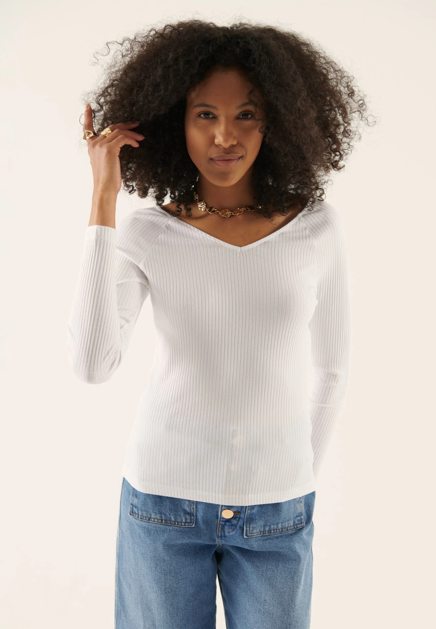 Anna Field 2-Pack - Longsleeve - Black/White 2 Anna Field 2-Pack - Longsleeve - Black/White - Afbeelding 2