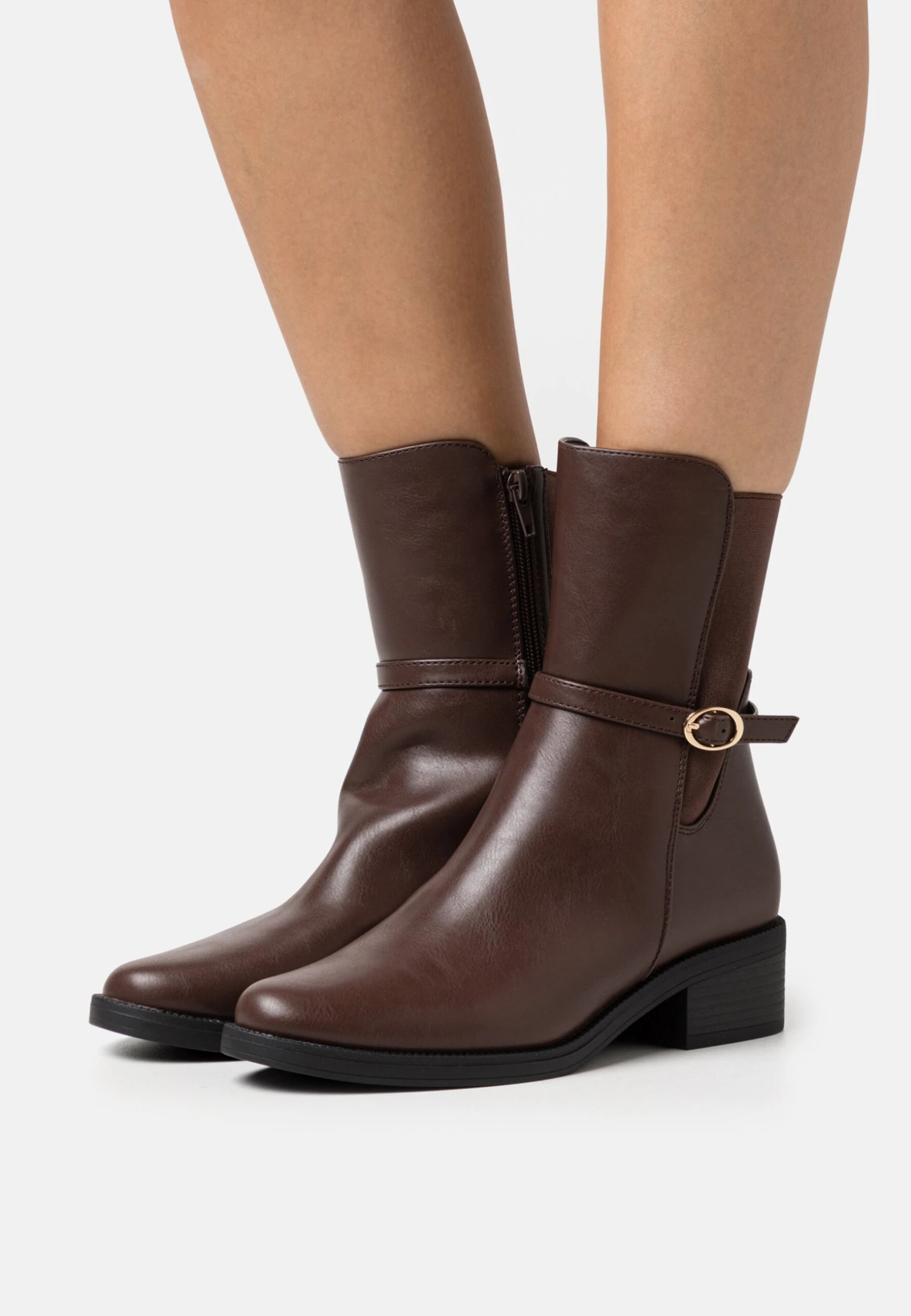 Anna Field Korte Laarzen - Brown 1 Anna Field Korte Laarzen - Brown