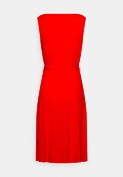 Anna Field Volant Midi Dress - Jurk - Red -Anna Field 0d94359f7f7445c485ab9555086c3174