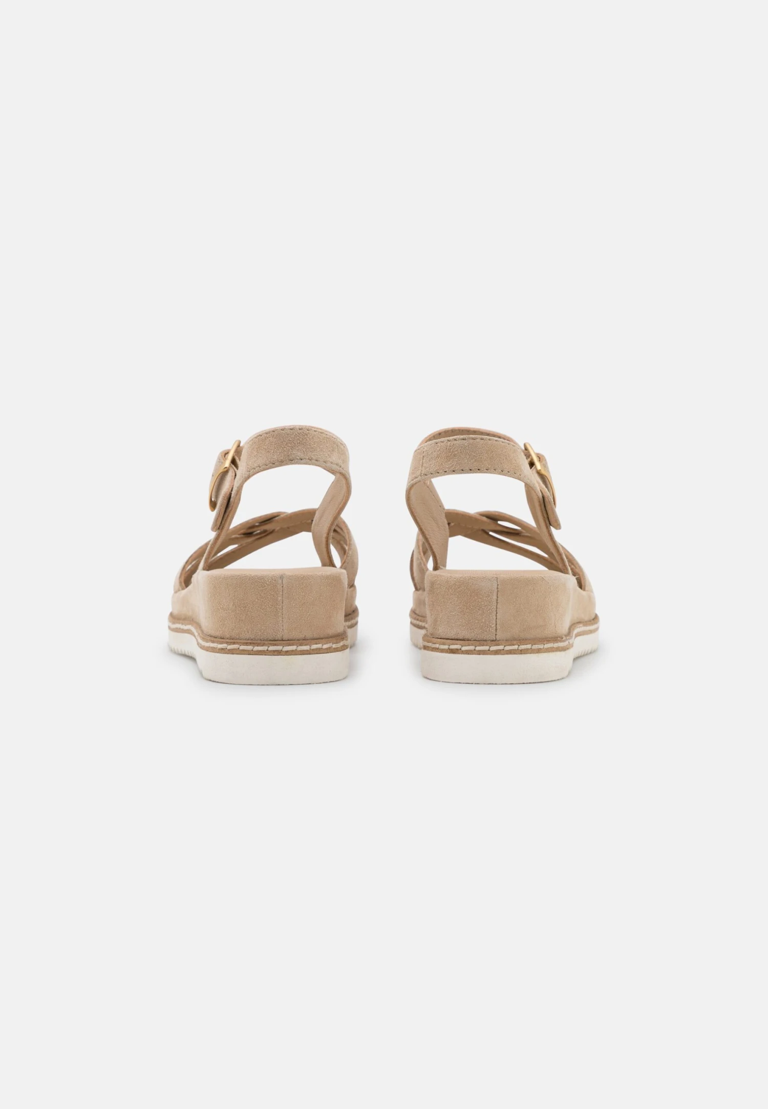 Anna Field Leather - Sandalen Met Sleehak - Beige 4 Anna Field Leather - Sandalen Met Sleehak - Beige - Afbeelding 4