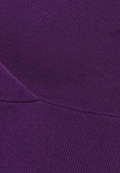 V Ausschnitt Mini Bodycon Ripp Strickkleid - Gebreide Jurk - Purple -Anna Field 18a6b279dc144692a4478c3b45b4e82d