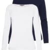 Anna Field 2 Pack - Longsleeve - Maritime Blue/White