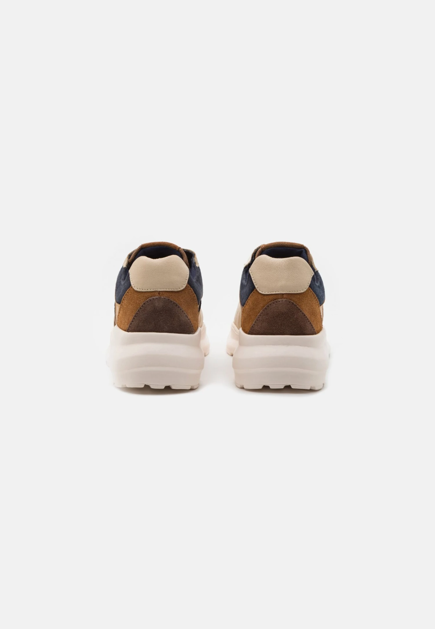 Anna Field Leather - Sneakers Laag - Dark Blue/Cognac 3 Anna Field Leather - Sneakers Laag - Dark Blue/Cognac - Afbeelding 3