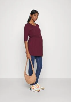 Flare Top- Longsleeve - Dark Red -Anna Field 208f7d924943429aae74948598220143