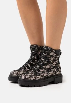 Anna Field Enkellaarsjes Met Plateauzool - Pink