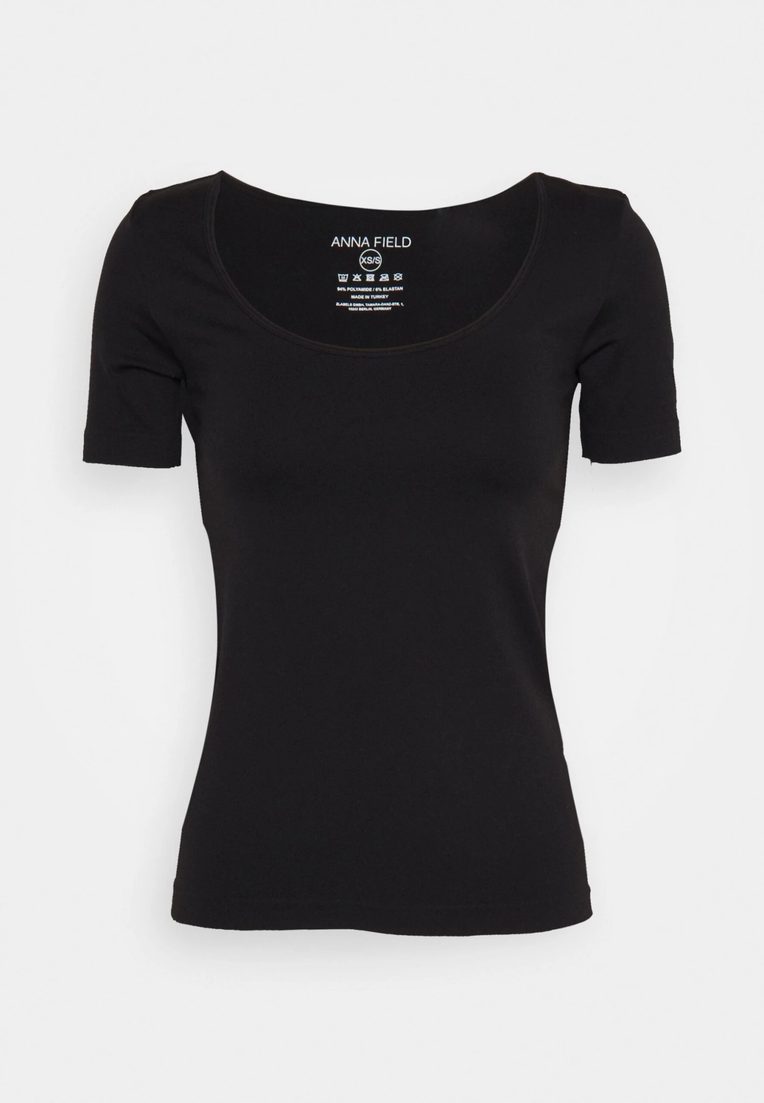 Anna Field T-Shirt Basic - Black 7 Anna Field T-Shirt Basic - Black - Afbeelding 7
