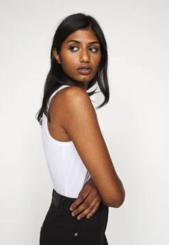 2 Pack - Top - White/Black -Anna Field 22c008eb7e5e4224ac1b35e8cfa358c2