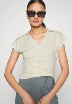 Anna Field Wrap Blouse- Blouse - Offwhite -Anna Field 264c407b41a34e3e988e65c1baad508e