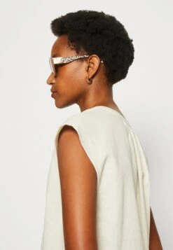 Anna Field Linen-Mix Shirt - T-Shirt Print - Beige -Anna Field 2fb36661147a41f894f1c22c9eb9fce0