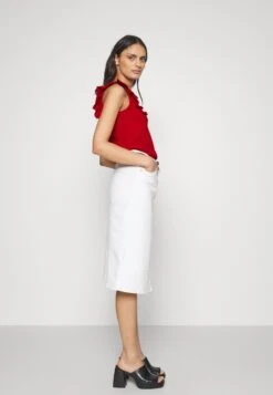 Anna Field T-Shirt Basic - Dark Red -Anna Field 2fff3aee507c4c2d9862a1d4fc35c441