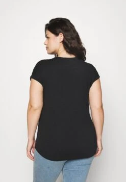 Slub Jersey- T-Shirt Basic - Black 7 Slub Jersey- T-Shirt Basic - Black -Anna Field 3148f67b93354ec8aca95cd7dc5314e1