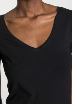 Anna Field 2 Pack - T-Shirt Basic - Black 9 Anna Field 2 Pack - T-Shirt Basic - Black -Anna Field 3323c24a61a44f249dccca07ebbd58a4