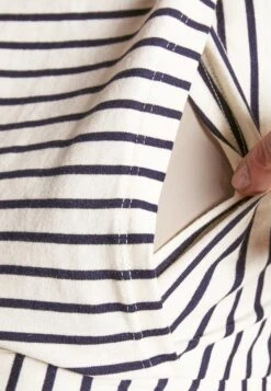 Maternity Baby Doll Nursing Tee- T-Shirt Print -Dark Blue/Off-White -Anna Field 35ceaf69f90d4eda916d4b12d99bfec5