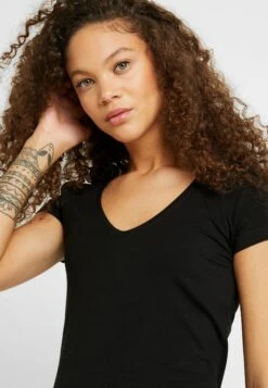 2 Pack - T-Shirt Basic - Black/White -Anna Field 37ff36b777d14c27a006d5de9d1647db