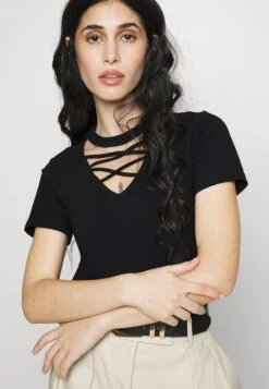 T-Shirt Basic -Black -Anna Field 39446585b90f4b4eb341e621a895f85c