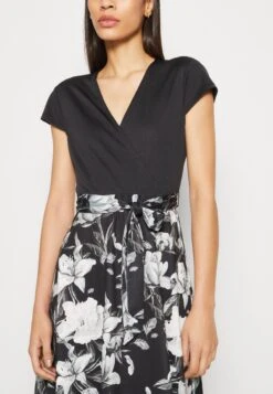 Anna Field Jerseyjurk - Black/Grey/White -Anna Field 394c97f635f24356800cd7fa213b3a5d