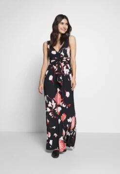 Anna Field Maxi-Jurk - Black/Pink -Anna Field 3b7967bd51b24620a8a5ecd23c4479fa