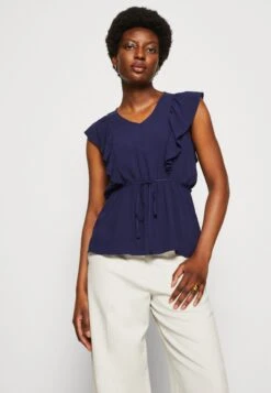 Anna Field Top - Dark Blue -Anna Field 3c609e8af1414eb093afbaa913c42265