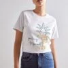 Anna Field Hattie Pineapple Puff - T-Shirt Print - White