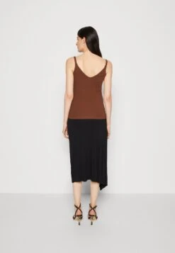 Anna Field Top - Dark Brown -Anna Field 46a60524328344e787201a9b14c12a82