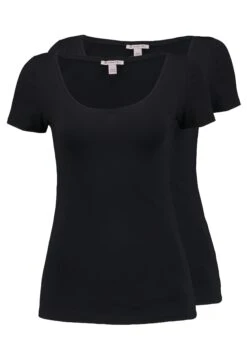 Anna Field 2 Pack- T-Shirt Basic - Black