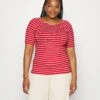 T-Shirt Print - Red/White
