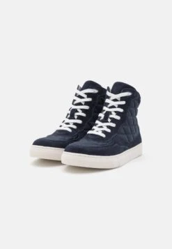 Anna Field Leather - Sneakers Hoog - Dark Blue -Anna Field 49fc7b71767248cbbcbbc812ada02677
