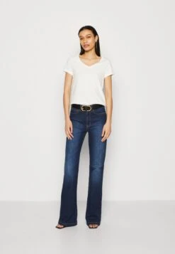 Anna Field 3 Pack- T-Shirt Basic - Dark Yellow/Purple/White