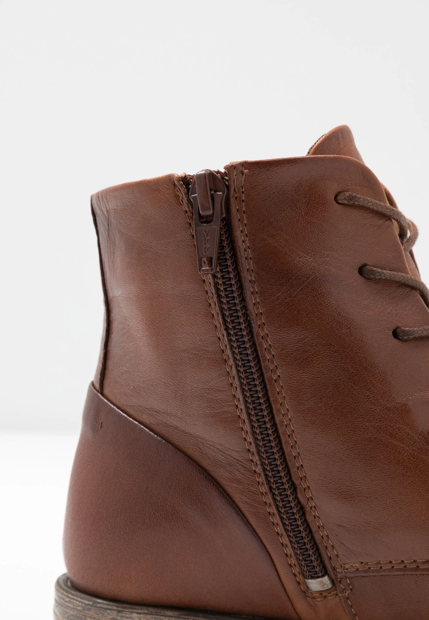 Anna Field Leather Booties - Korte Laarzen - Cognac 3 Anna Field Leather Booties - Korte Laarzen - Cognac - Afbeelding 3