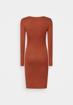 Anna Field Crew Ausschnitt Ripp Top Bodycon Mini Strickkleid - Etui-Jurk - Brown -Anna Field 50dda04dbdac48a983d13b1aececd811