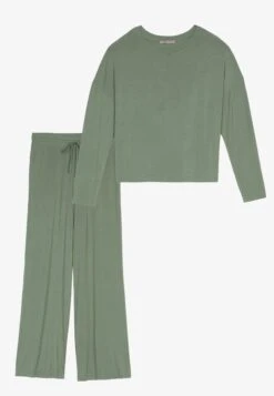 Anna Field Wide Leg - Pyjama - Khaki -Anna Field 56399edf15f94c88bb3bebf375bcf274