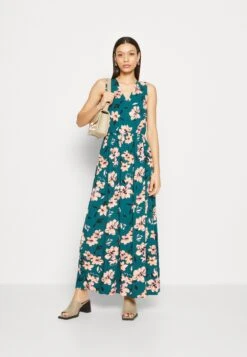 Anna Field Maxi-Jurk - Dark Green/Pink -Anna Field 572c0dc7b4284bff8f1f654aad4d2187