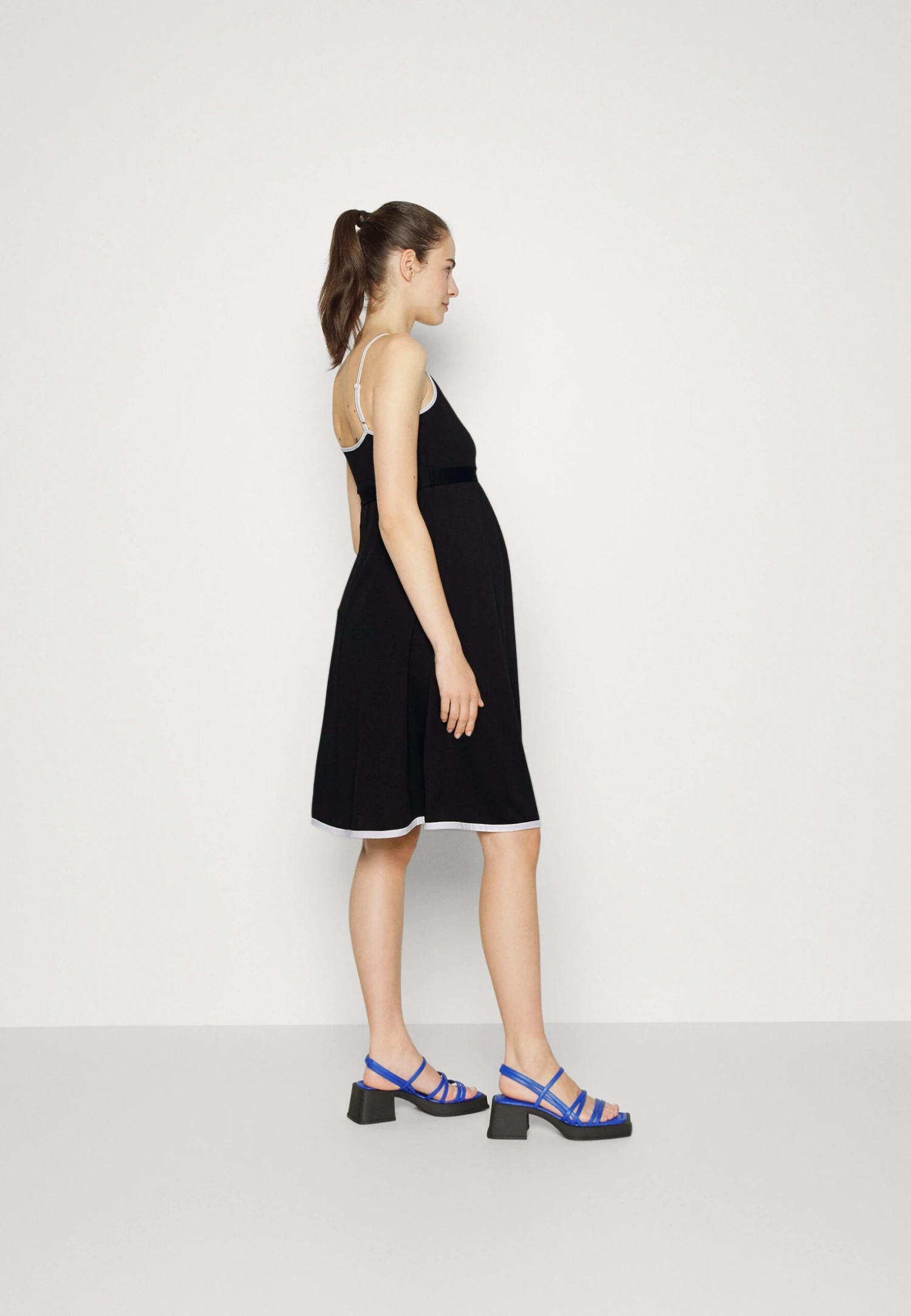 Jerseyjurk - Black/White 3 Jerseyjurk - Black/White - Afbeelding 3