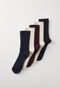 Anna Field 5 PACK - Sokken - Dark Bordeux/dark Blue/white