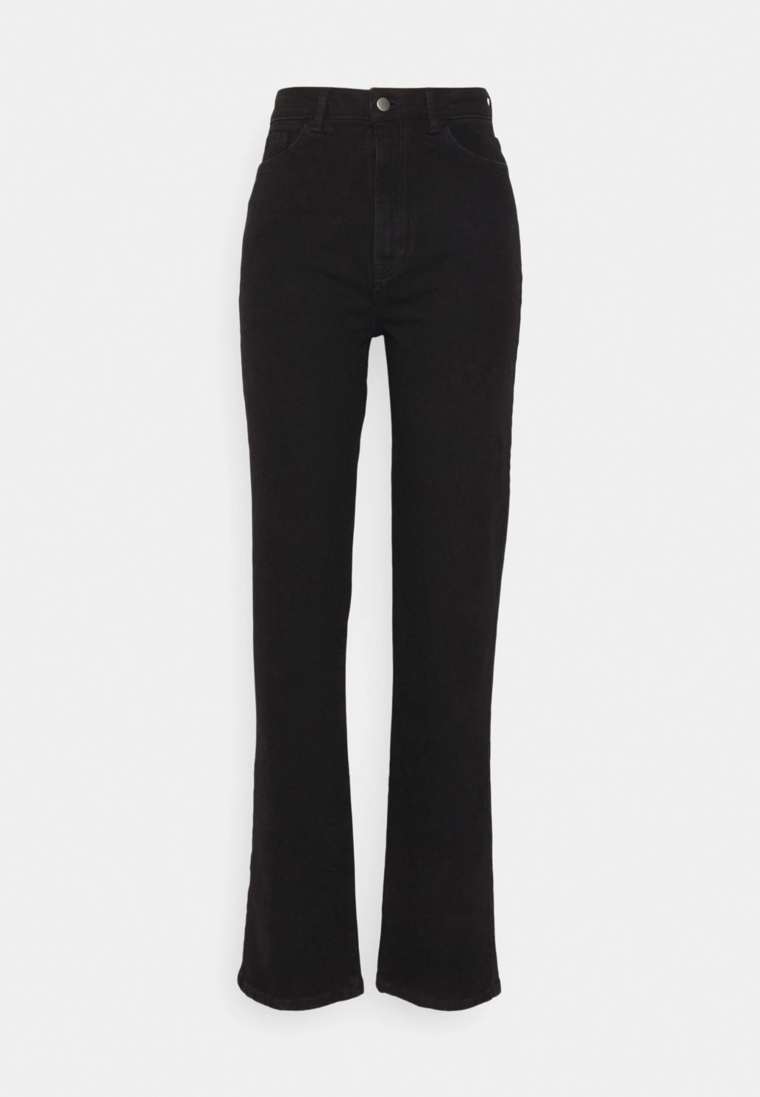 Straight Leg Jeans -Black Denim 3 Straight Leg Jeans -Black Denim - Afbeelding 3