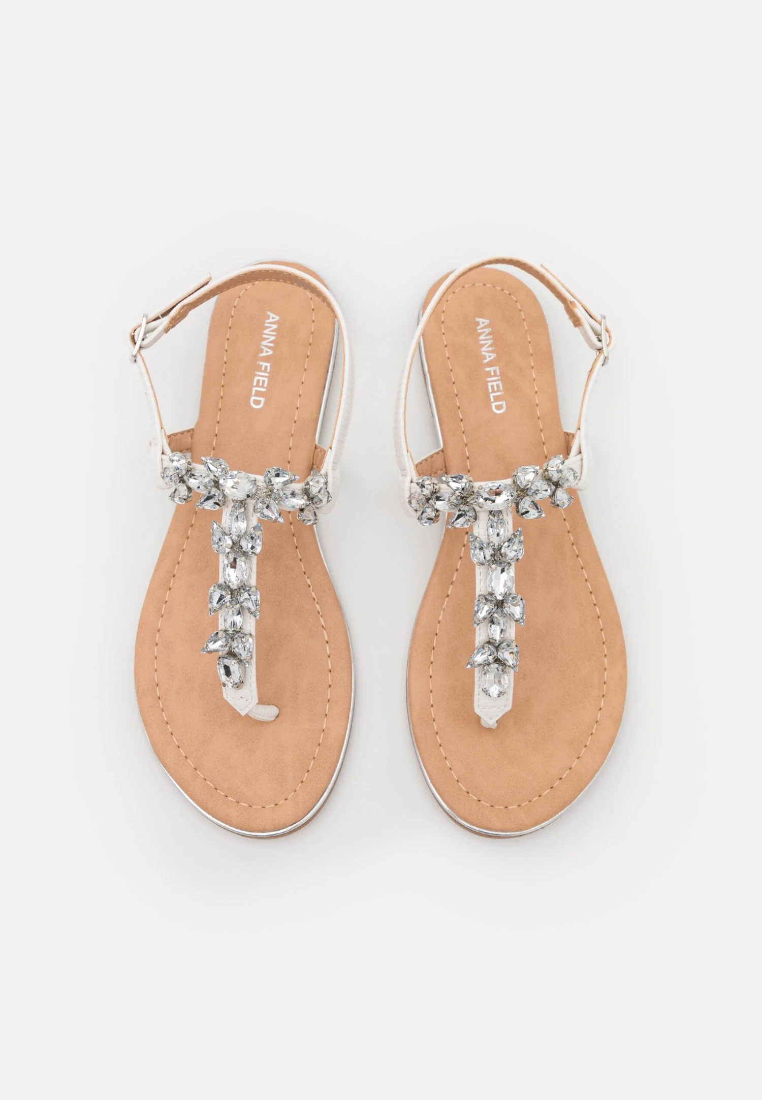 Anna Field Teensandalen - White 6 Anna Field Teensandalen - White - Afbeelding 6