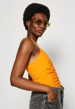 Anna Field Top - Black/Orange -Anna Field 5e2720f62b9b4c18b18dce6eb7ad712c