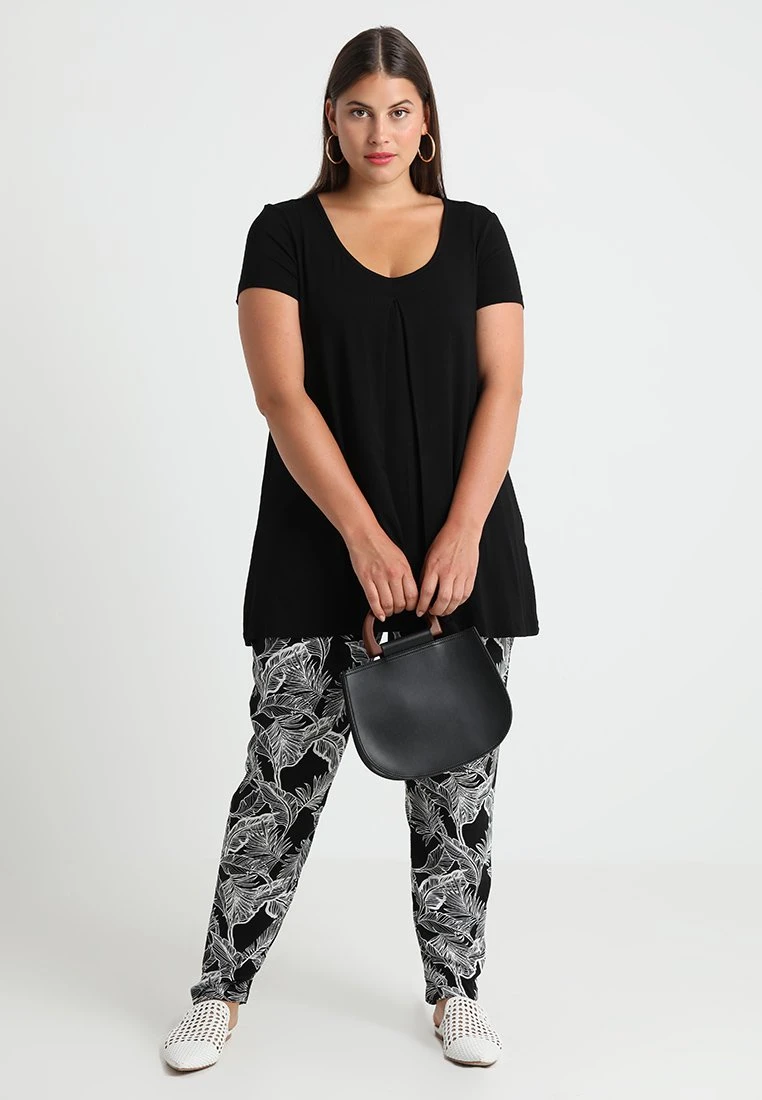 T-Shirt Basic - Black/Black 2 T-Shirt Basic - Black/Black - Afbeelding 2