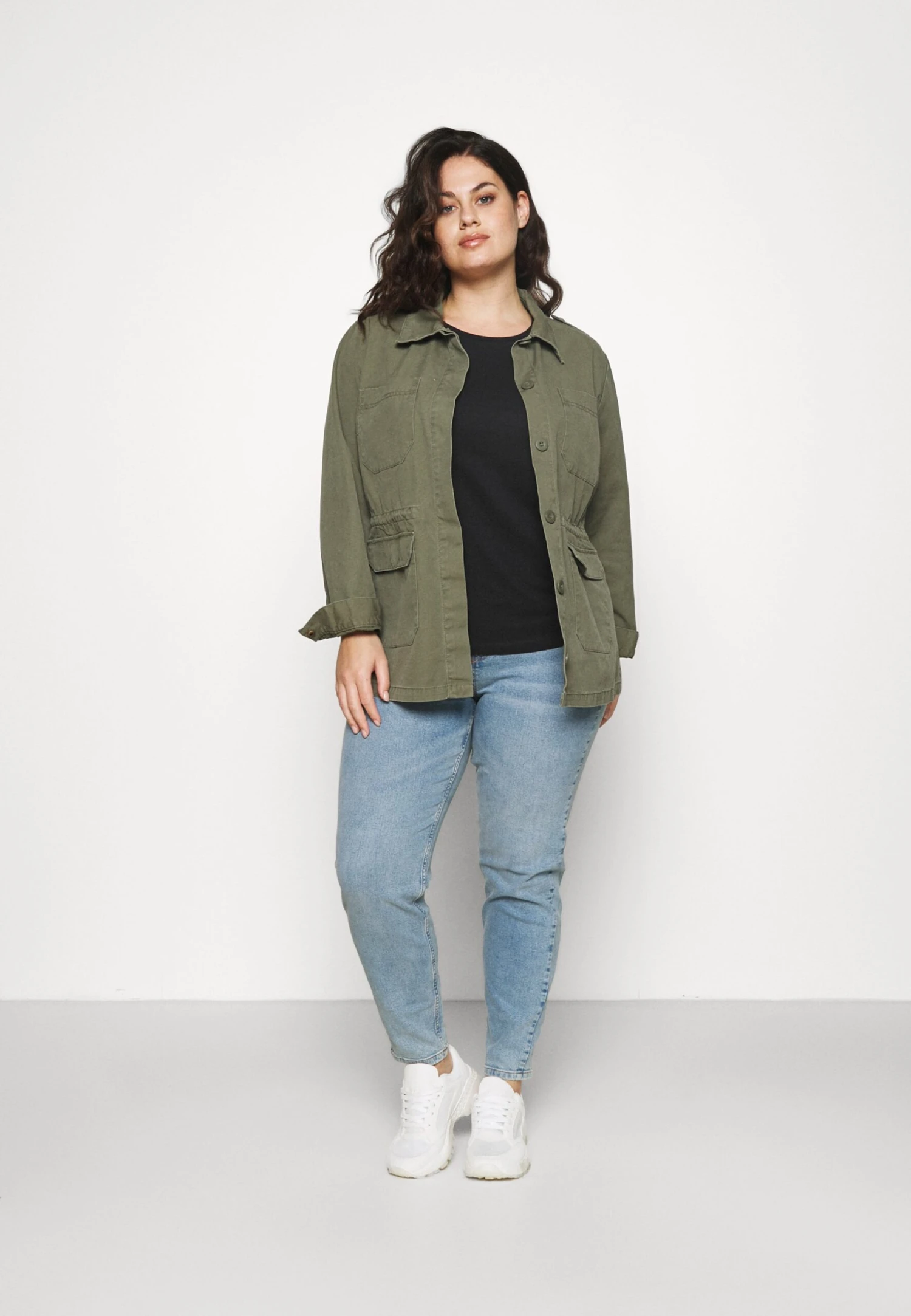 Slub Jersey- T-Shirt Basic - Black 2 Slub Jersey- T-Shirt Basic - Black - Afbeelding 2