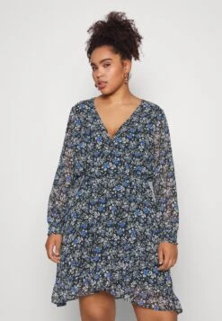 Jurk - Black/Multi-Coloured