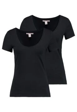 Anna Field 2 Pack - T-Shirt Basic - Black 8 Anna Field 2 Pack - T-Shirt Basic - Black -Anna Field 626abfe4c856419c8d89299736aecf07