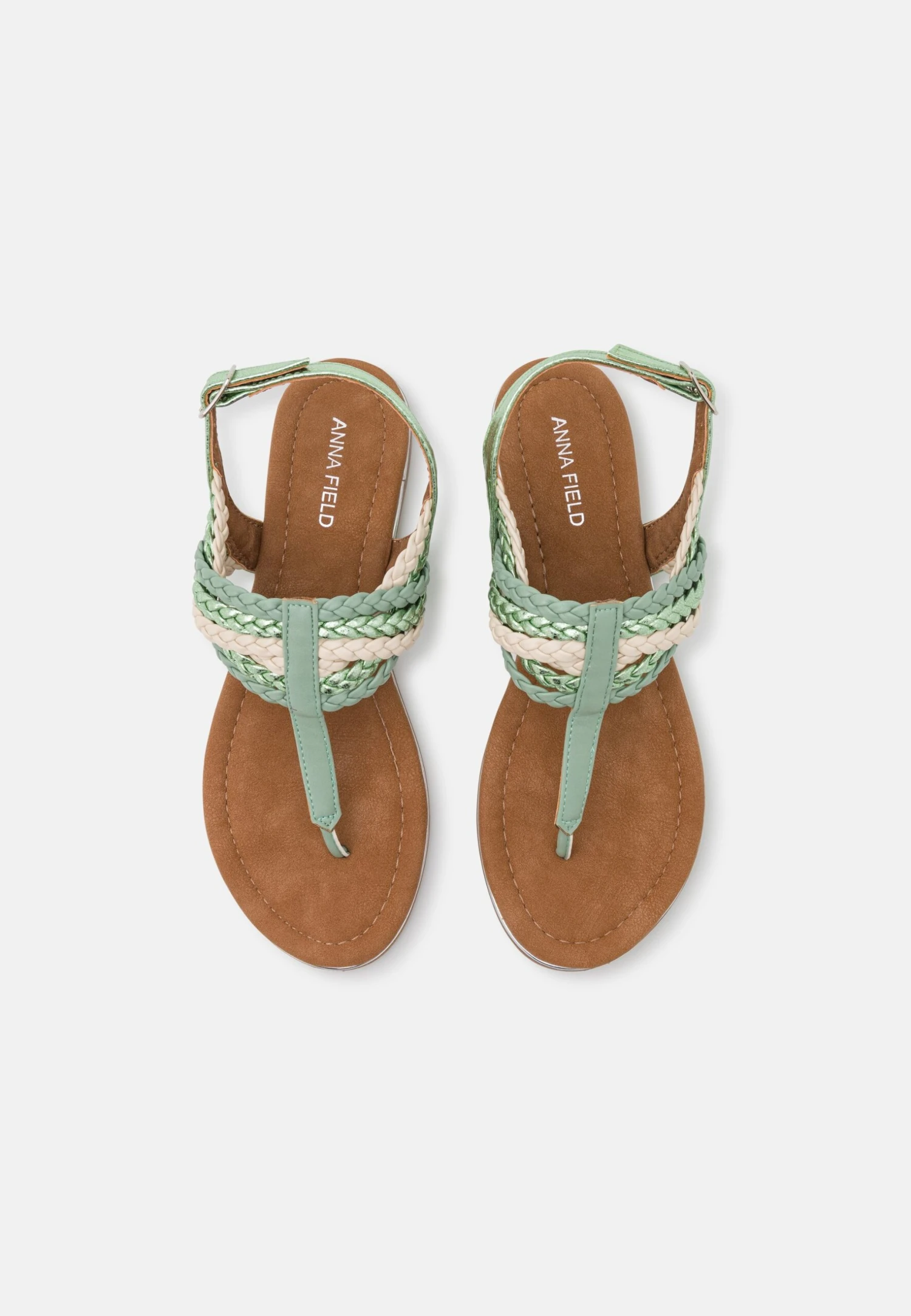 Anna Field Teensandalen - Mint 6 Anna Field Teensandalen - Mint - Afbeelding 6