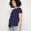 Maternity Long Tee- T-Shirt Basic - Dark Blue
