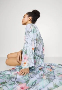 Anna Field Floral Robe - Badjas - Blue -Anna Field 6d0f4ed8dd7d41149e200bef4940c5e6