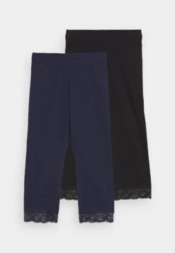 Anna Field 2 Pack - Legging - Dark Blue/Black -Anna Field 6db192b4ee994684a6ee627c8f514b65